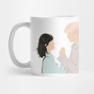 At a distance spring is green Korean drama Mug